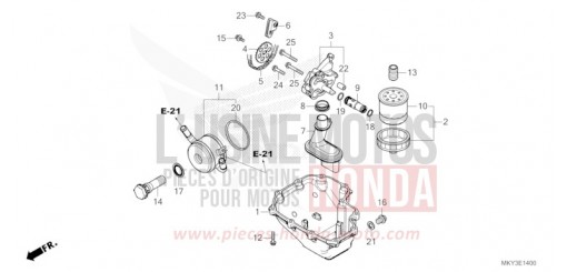 OIL PAN/OIL PUMP CB650RAP de 2023